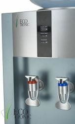 Кулер для воды Ecotronic H1-L Silver, Серебристый с голубой вставкой