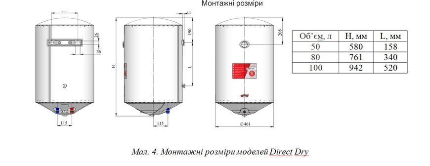 Бойлер эектрический накопительный NOVA TEC NT-DD 50