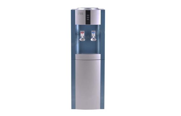 Кулер для воды Еcotronic H1-LN Silver, Серебристый с голубой вставкой