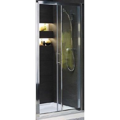 GEO 6 двери раздвижные 120 см, закаленное стекло, серебряный блеск, часть 2/2